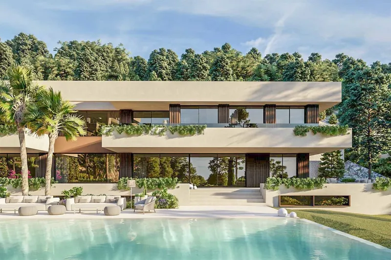 Impressive building plot with panoramic views and project for exclusive villa in Son Vida — photo 2
