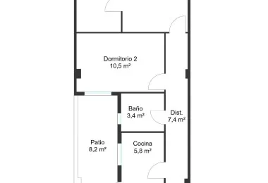 Apartment in the S'Escorxador area — photo 2