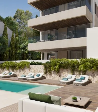 Incredible penthouse in a new project under construction in Son Armadams — photo 1