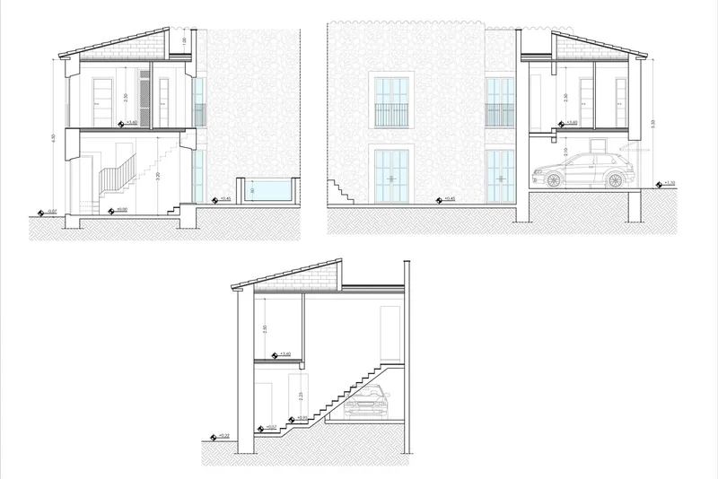 Townhouse in Arta - Inner patio with pool — photo 10
