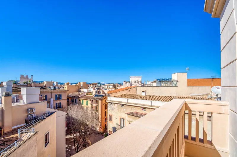 Penthouse in Palma - Beautiful view of the city from the terrace — photo 1