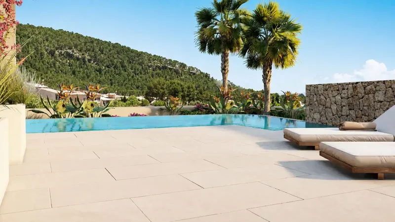Last 2 Units! Development of 36 rustic-modern homes in the village of Bunyola, Mallorca, with infinity pool and option to — photo 4