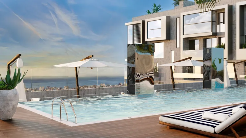 Penthouse in Palma - exclusive rooftop terrace with communal pool — photo 2