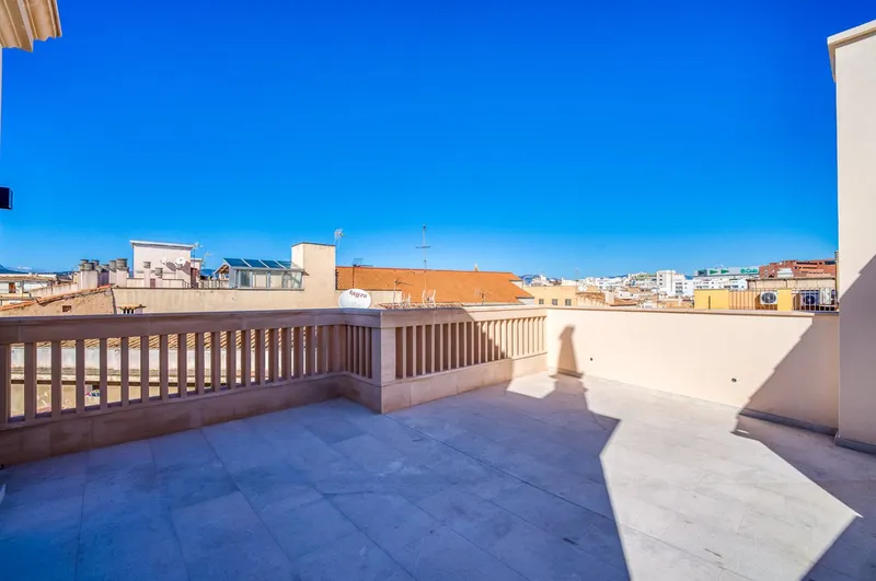 Penthouse in Palma - Beautiful view of the city from the terrace — photo 7