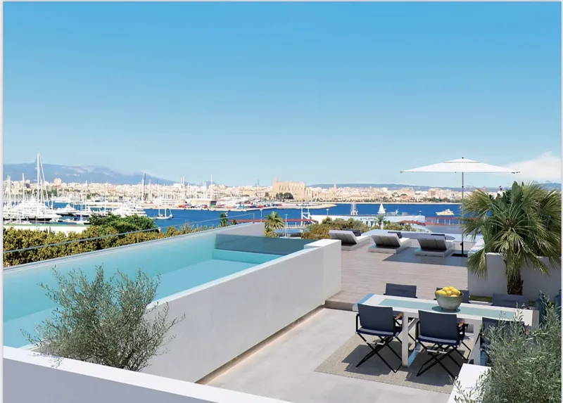 Exclusive new construction duplex penthouse with incomparable sea views of the port of Palma - Marcel Remus Real Estate — photo 1