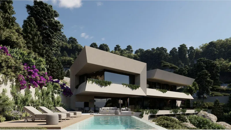 Project! Sea view plot in Son Vida with project for an exclusive villa in a quiet location — photo 1