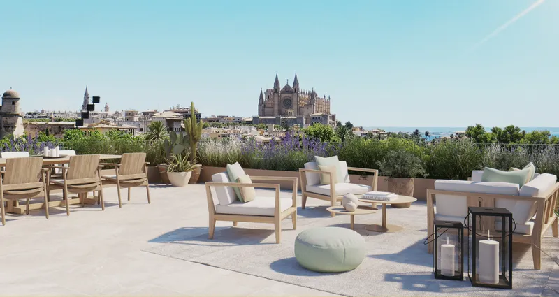 Exclusive penthouse with terrace and sea views in Palma — photo 4