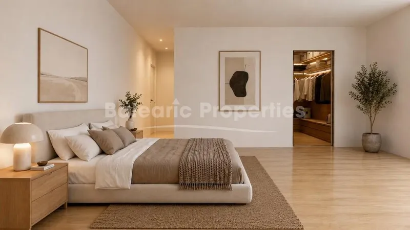 Contemporary luxury townhouse with pool for sale in Sa Cabaneta, Southwest Mallorca — photo 3
