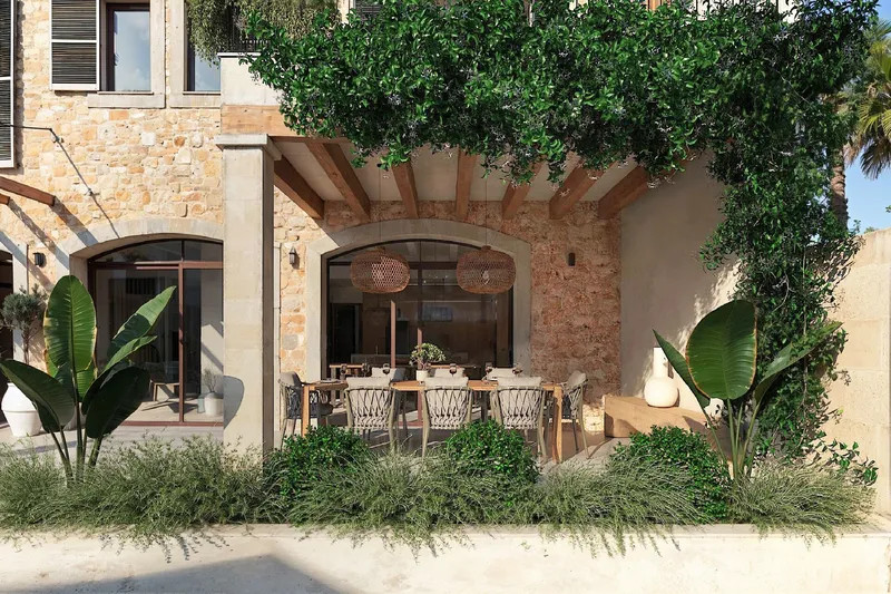 New-build Townhouse with Garden, Roof Terrace & Guesthouse in Ses Salines — photo 11