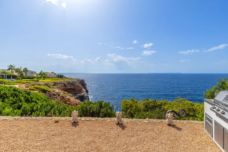 Terraced house in Cala Pi / Vallgornera - sea view and pool view — photo 10