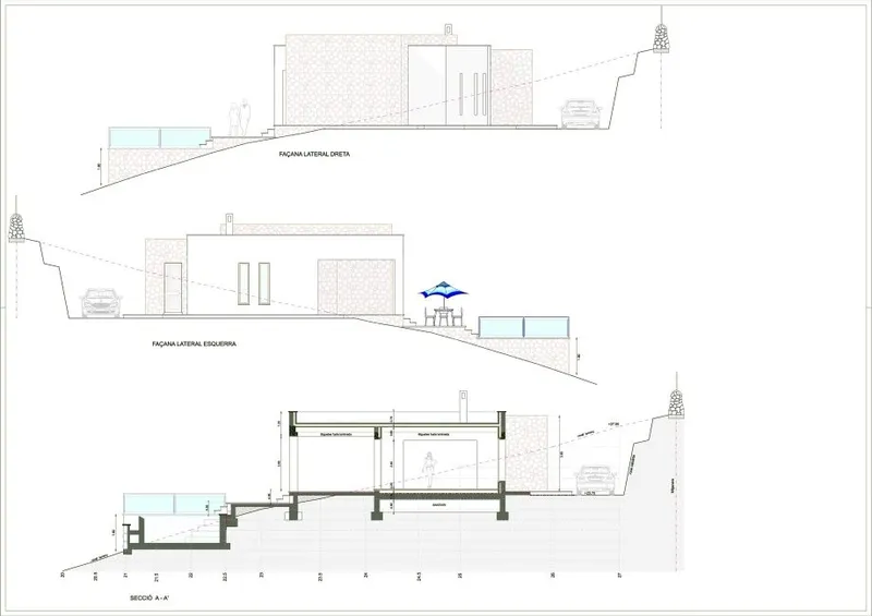 Modern and sunny newly built villa on the seafront in Cala Santanyi — photo 12