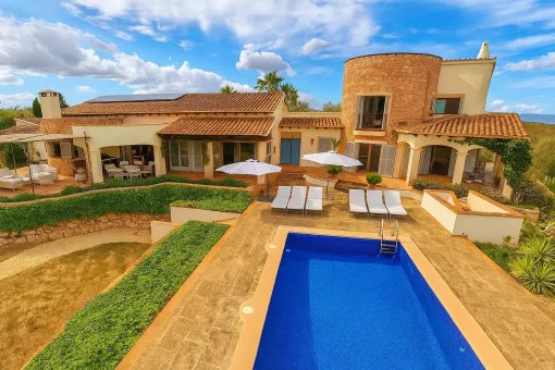 Santa Margalida: Stylish sea-view finca with pool, guest house and privacy in St. Margalida — photo 1