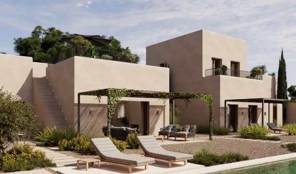 New built villa with pool on a large plot in Ses Salines — photo 9