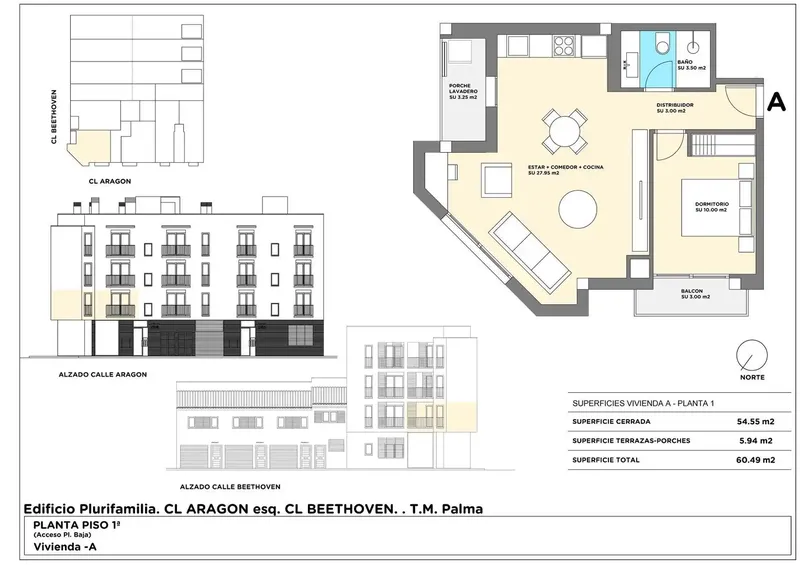 One-bedroom new-build apartment on Calle Aragón / El Vivero — photo 9