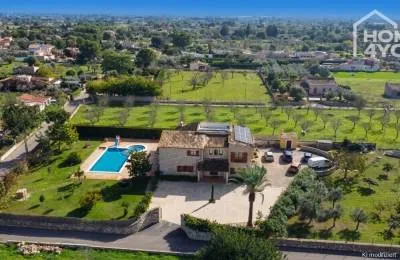 Mallorcan villa with saltwater pool & views of the Tramuntana, 4 bedrooms, 3 bathrooms, solar, heating — photo 1