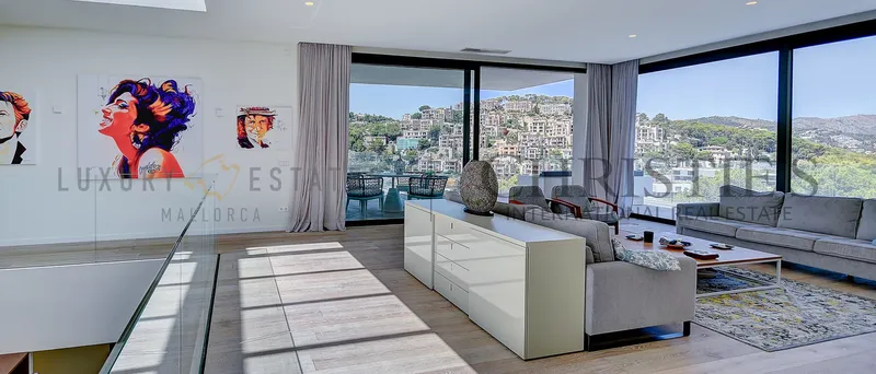 Modern villa in Puerto de Andratx with Mediterranean guest house and sea views — photo 11