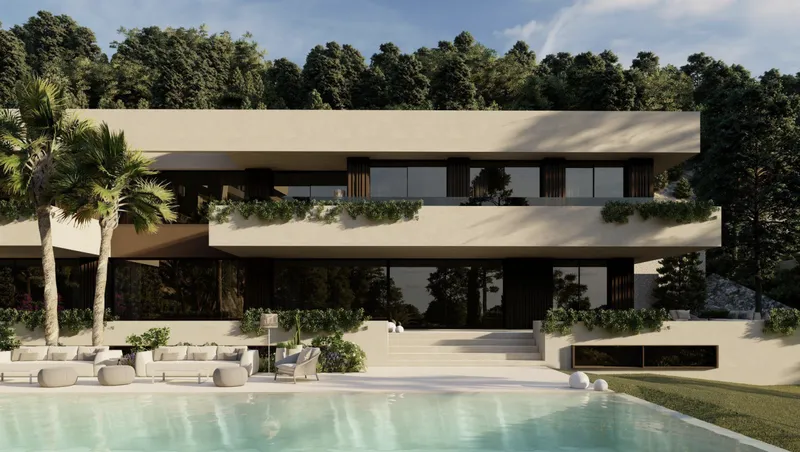 Project Villa Encanto! Plot in Son Vida project of an exclusive villa with stunning views — photo 1