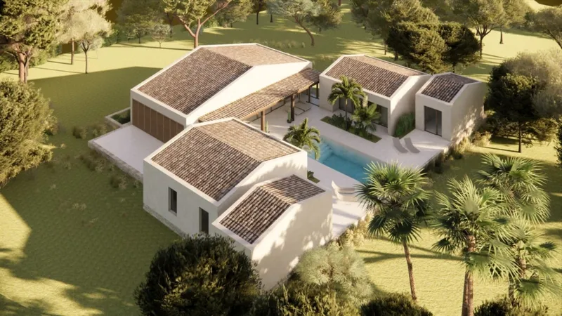 Finca Plot with a Construction Project in Sa Cabaneta — photo 4