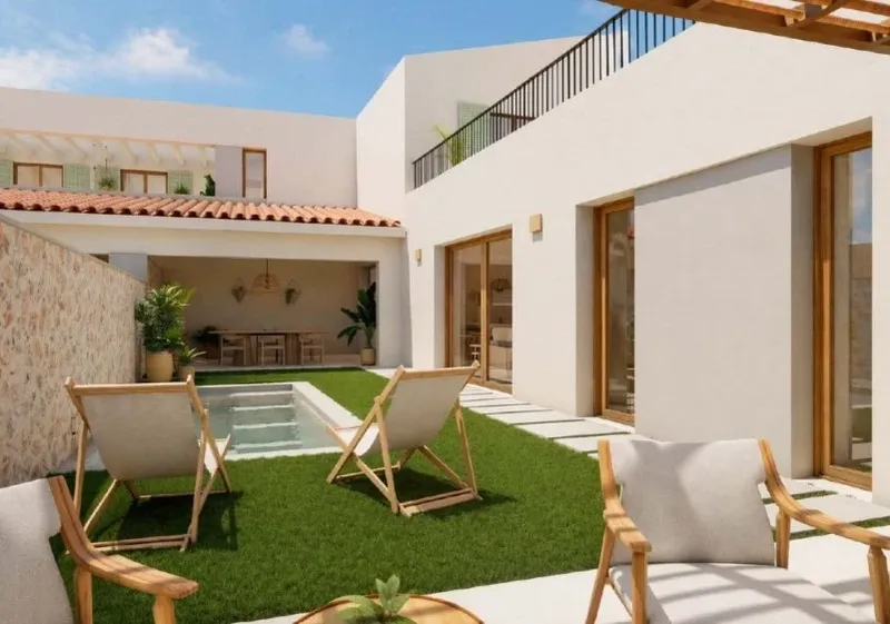 Exclusive village houses with pool for sale in Binissalem — photo 1