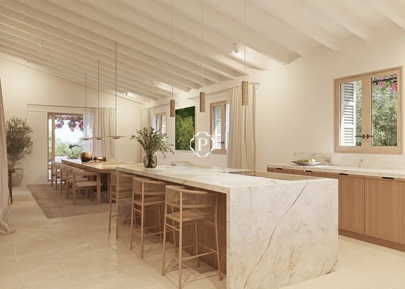 Finca for sale in Alcudia, projected construction with pool and vineyard — photo 3