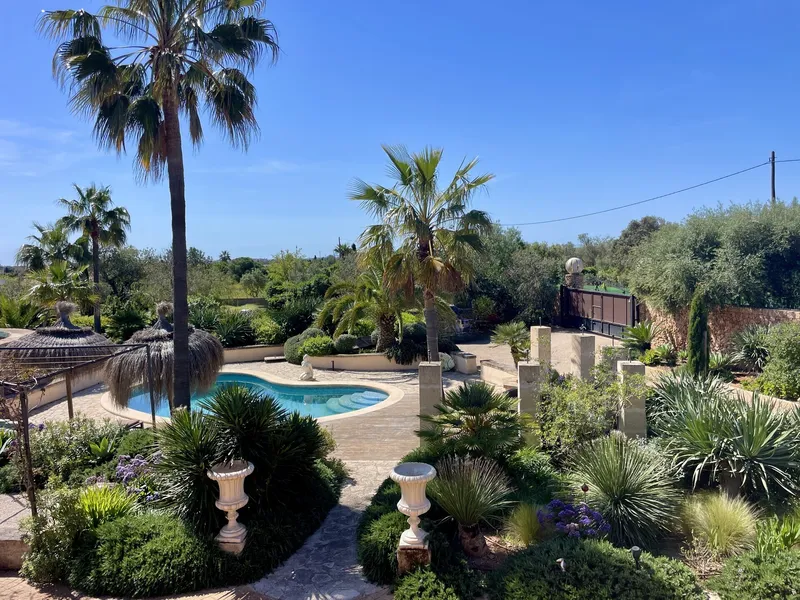 Charming natural stone finca in a quiet area, with beautiful garden and pool, Llucmajor — photo 11