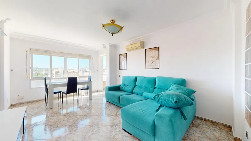 Luminoso piso con terraza y espectaculares vistas al mar y la montaña en Son Espanyolet, Palma — photo 9
