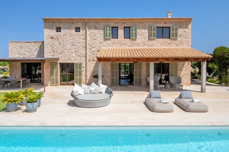 Finca in Santanyi - Newly built natural stone finca for sale in Mallorca — photo 10