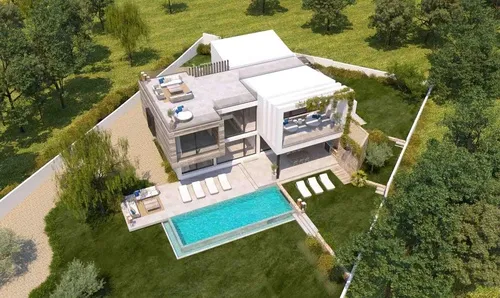 Modern project of contemporary style villa Cala Vinyas — photo 1