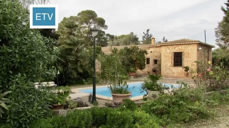 Beautiful natural stone finca with pool and holiday rental license near Llucmajor — photo 1