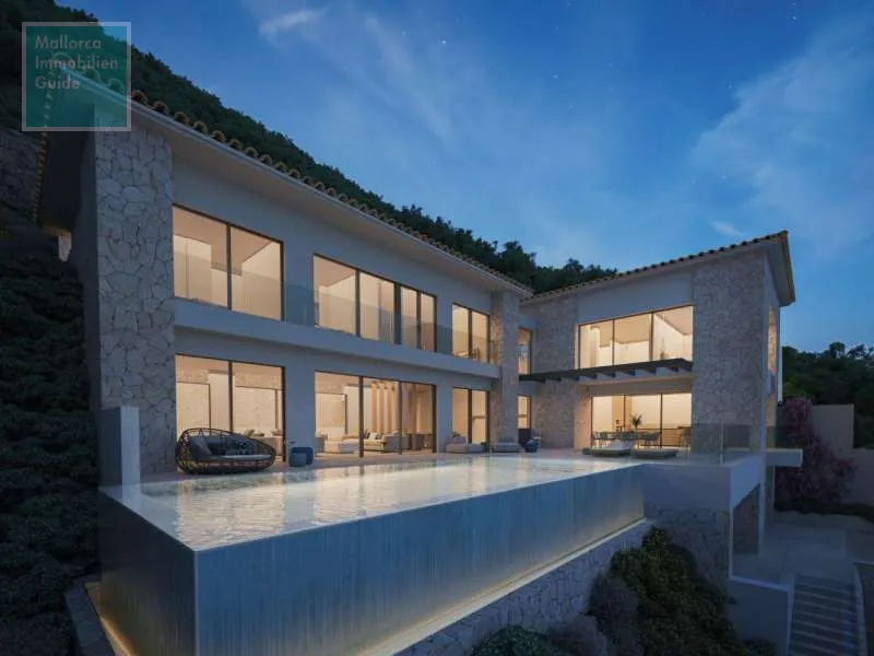 New villa with sea views and guest apartment in Cala Llamp — photo 9
