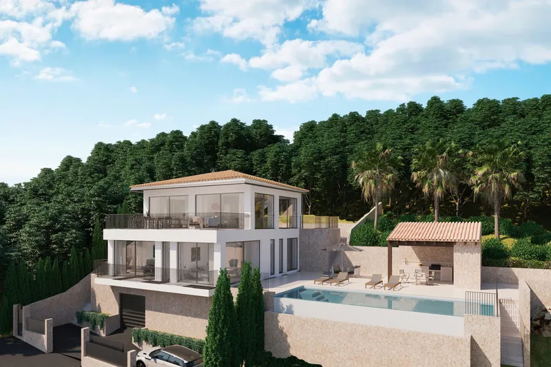 Dreamlike new-build villa with panoramic views over Galilea — photo 1