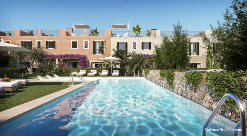 2 Bedrooms Mallorcan Style Apartments Near the Sea in Ses Salines with Communal Gardens and Swimming Pool — photo 3