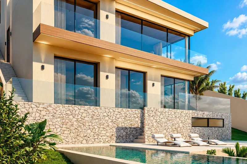 Plot with an Approved Luxury Villa Project and Sea Views in Camp de Mar — photo 4
