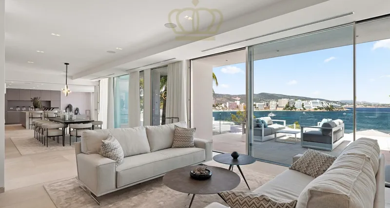 Beautiful new build villa in Mallorca Cala Vinyas - first sea line — photo 12