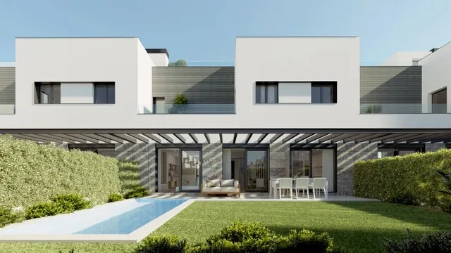 Designer townhouse with private pool and garden in Can Pastilla — photo 1