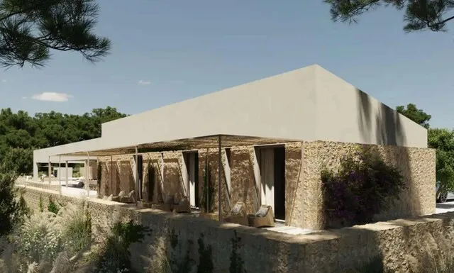 Sea view plot with luxury villa project for sale in Son Macià, East Mallorca — photo 4