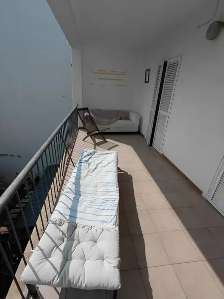 Nice apartment with terrace in Palma, Can Pastilla area, very close to the airport. Living room, 1 bedroom, 1 bathroom, terrace. Fully furnished — photo 1