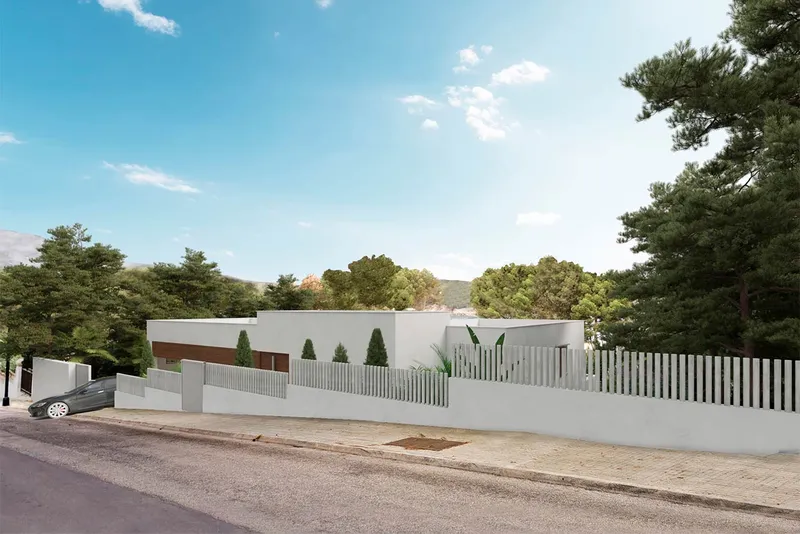 Plot in Capdepera - Illustration of the sea-view villa — photo 5