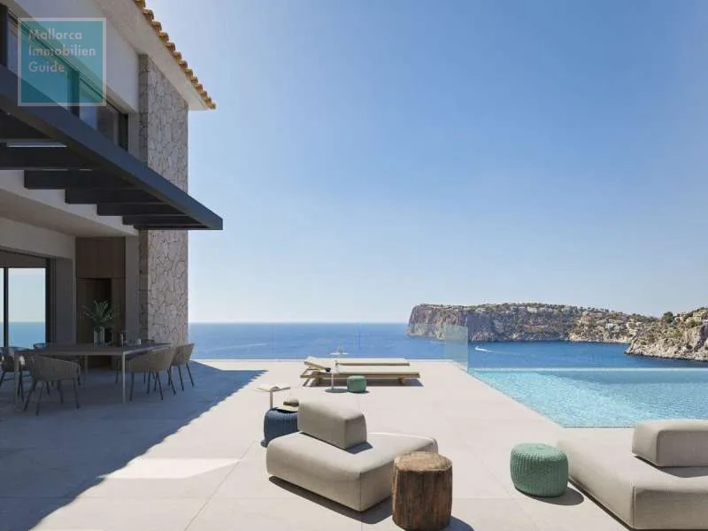 New villa with sea views and guest apartment in Cala Llamp — photo 4