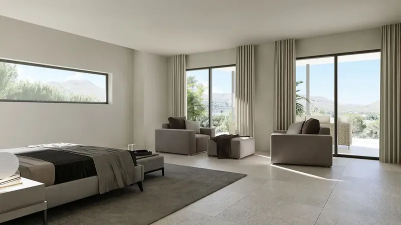 This impressive new-build villa in Puerto Pollensa is located in Gotmar, a quiet and sought-after residential area in the north of Mallorca — photo 5
