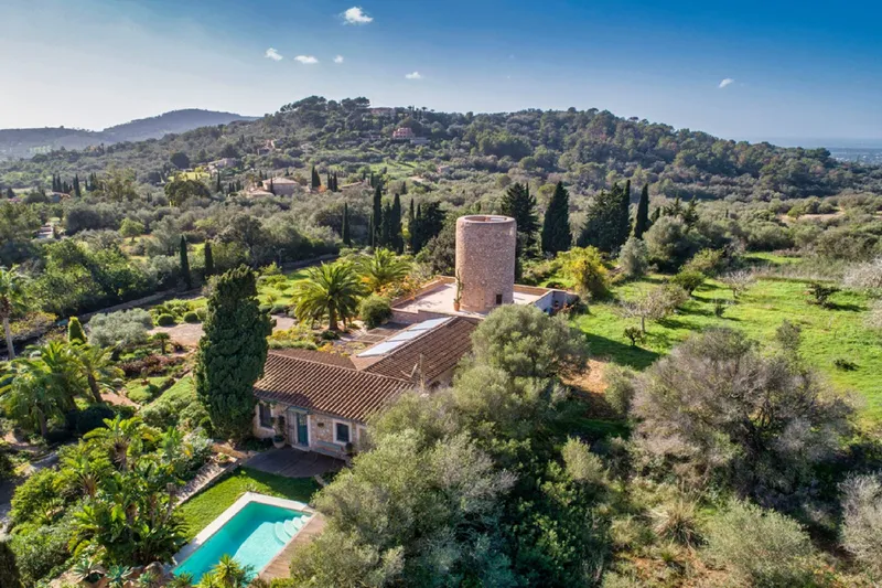 Characterful finca with historic mill and sea views near Es Carritxó — photo 1