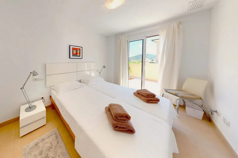 Townhouse in Camp de Mar - Terrace with beautiful view — photo 12