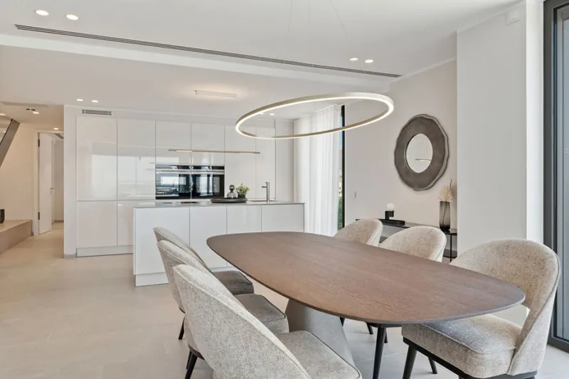 Spectacular Duplex Penthouse with Panoramic Views of Palma's Harbor, Cathedral, Sea and Mountains - Living Area (15475) — photo 7
