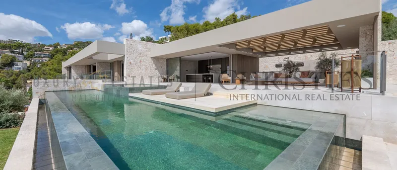 New build luxury villa in Costa d'en Blanes in the southwest of Mallorca with panoramic sea views — photo 10