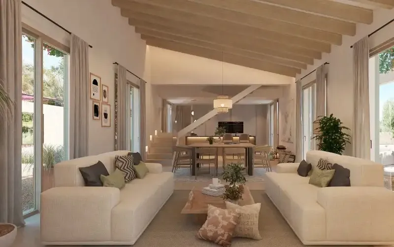 This impressive finca in S'Horta is located in the beautiful southeast of Mallorca, a few kilometers from the well-known Vall d'Or golf course — photo 2