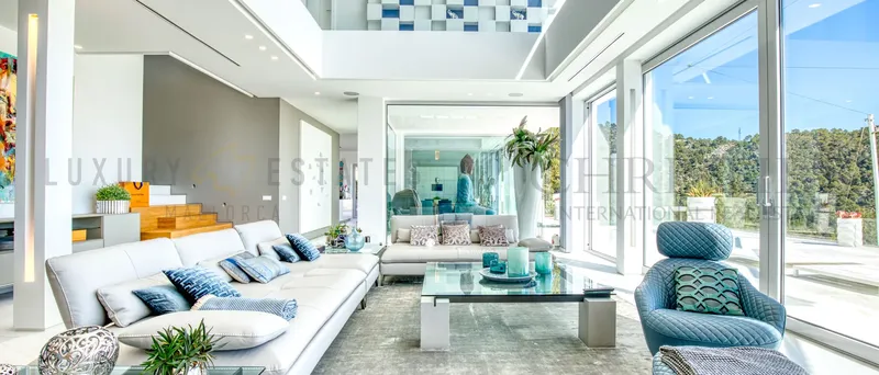 Newly built villa in Costa den Blanes in contemporary design near Puerto Portals with sea view — photo 4