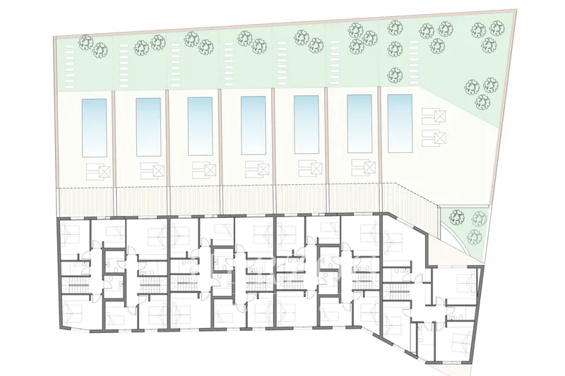 Four urban building plots for sale in central Moscari — photo 10