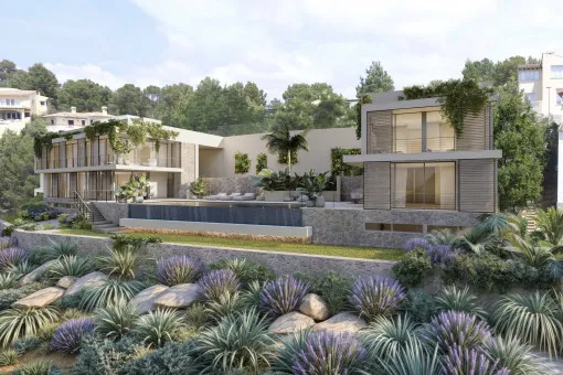 Andratx, where dreams come true: Buildable plot with villa project and building permit in Puerto de Andratx with sea views — photo 3