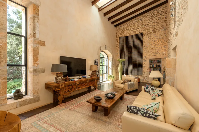Unique natural stone finca in Porreres with fantastic panoramic views — photo 5