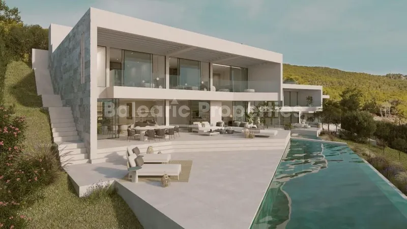 Modern home with sea views for sale in Camp de Mar, Southwest Mallorca — photo 2